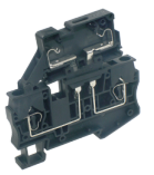 Предохранительная клемма UJ5-4RDE(6.3X32) - Предохранительная клемма, 6.3X32, тип фиксации провода: пружинный, номинальное сечение: 4 мм кв., до 10A, 500V, ширина: 8,2 мм, цвет: черный, тип монтажа: DIN 35