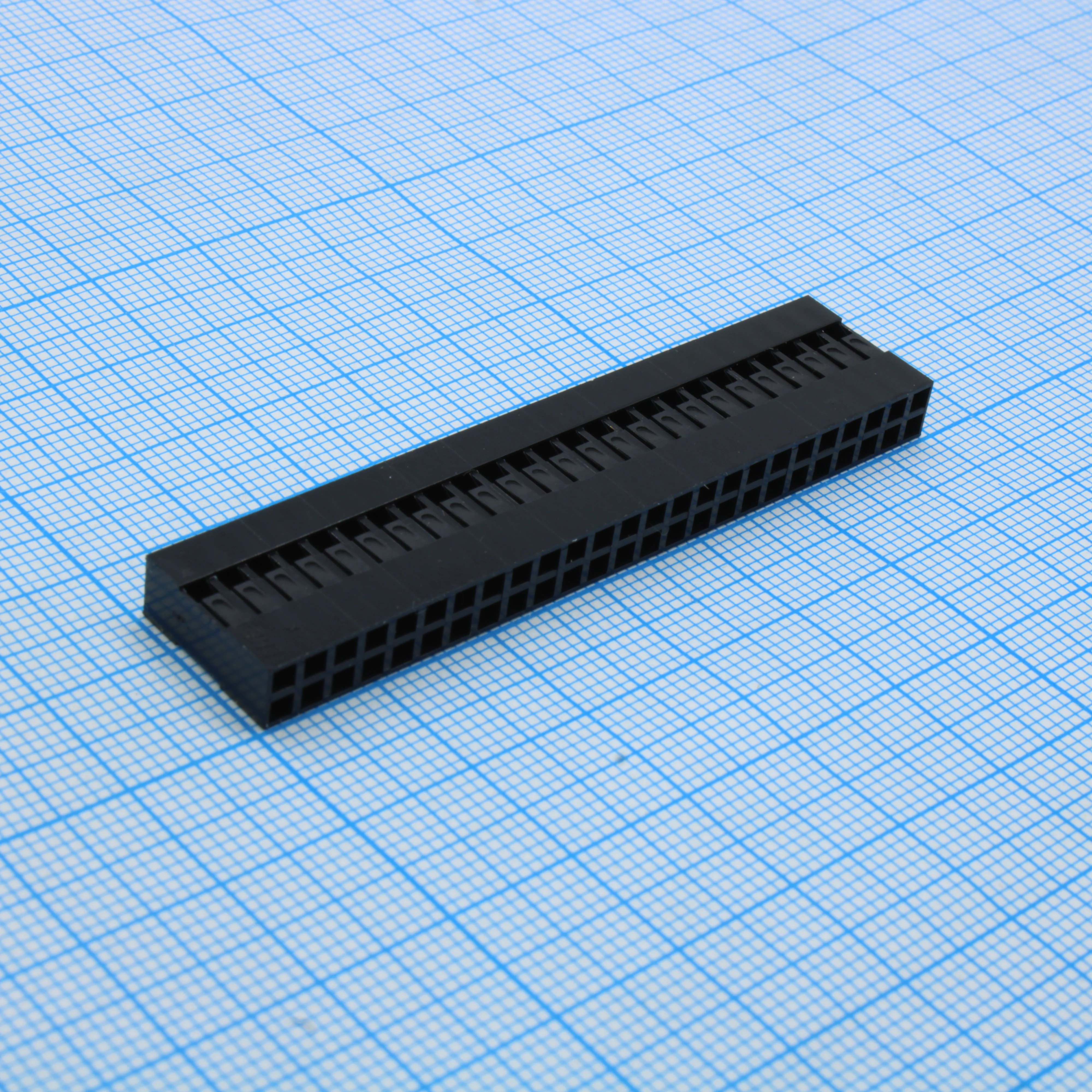 I-DS1071-SCB02X25 - Корпус разъема 2х25 контактов шаг 2.54мм