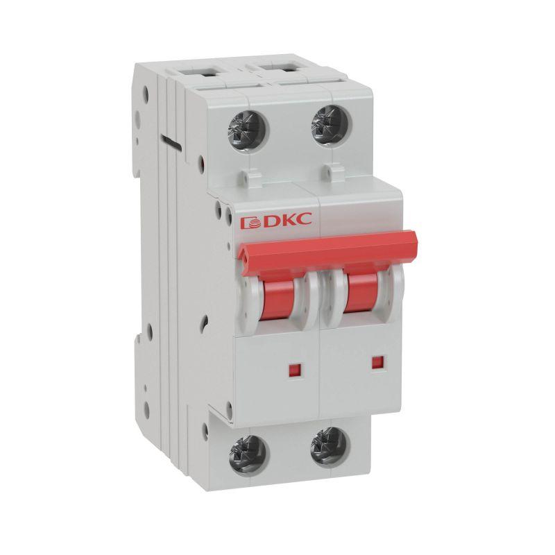 Автоматический выключатель модульный YON MD63 2P 32А C 6kA MD63-2C32-6