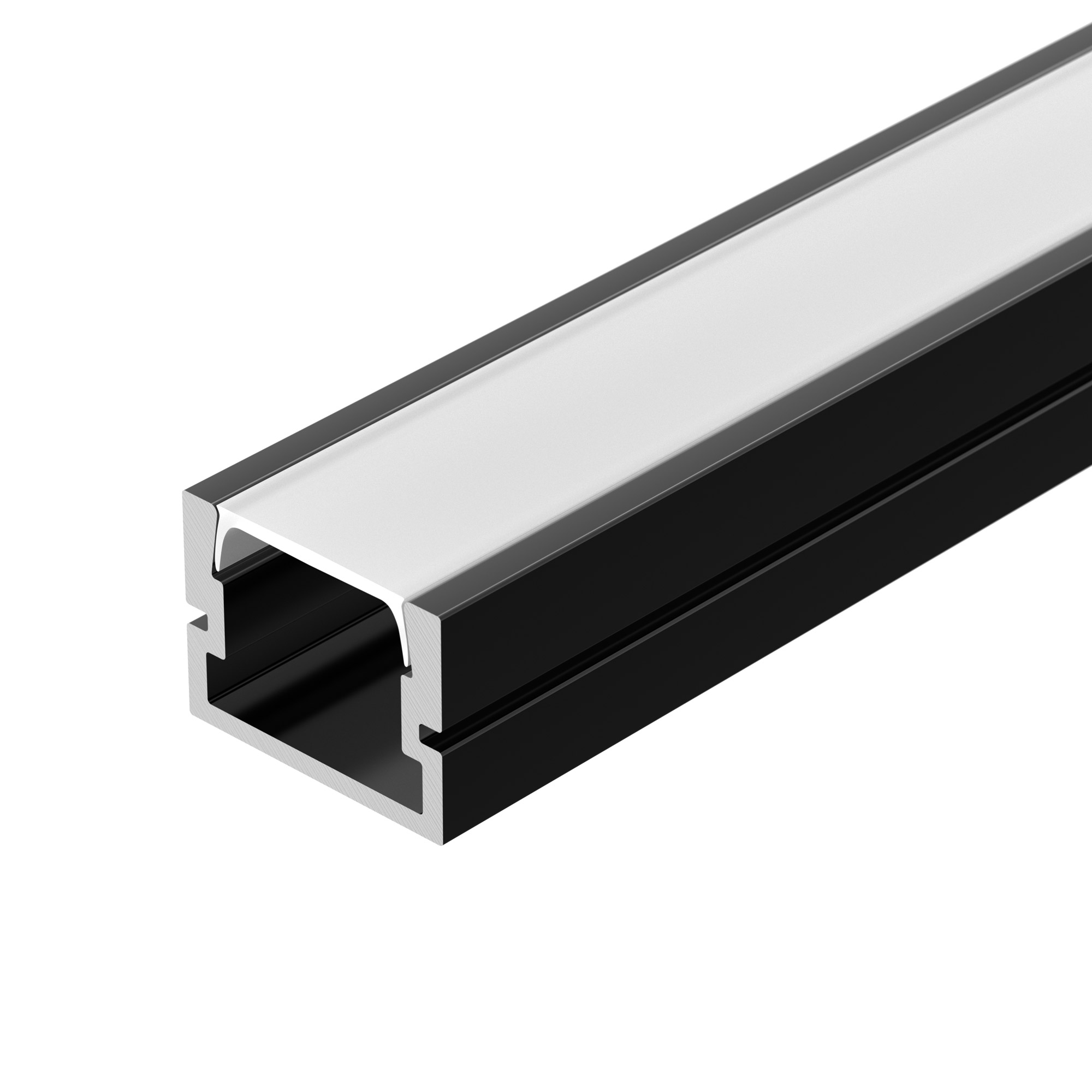 Профиль PDS-SM-2000 ANOD BLACK 035027 - Алюминиевый анодированный профиль для светодиодных лент и линеек. Анодированный в чёрный цвет. Габаритные размеры (LхWхH): 2000x16,2x12 мм. Ширина площадки для ленты 14 мм. Экраны, заглушки и другие аксессуары приоб