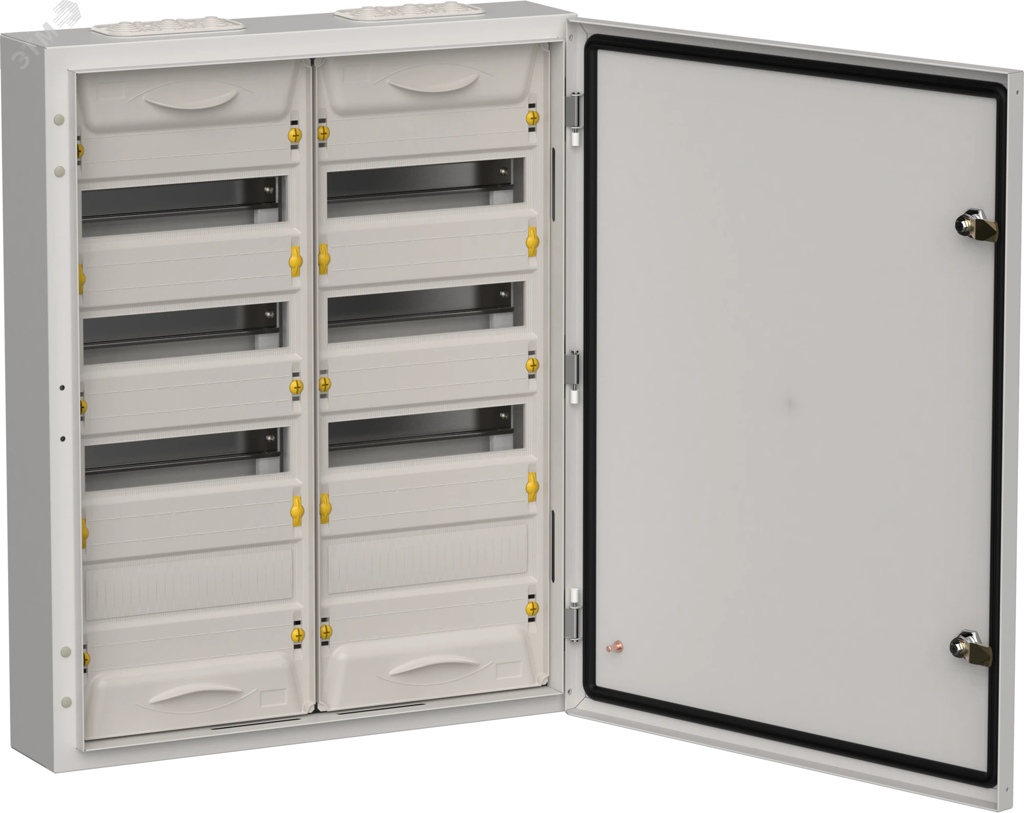 TITAN 5 Корпус мет. ЩРн-96 (2х48) 710х570х140 IP54 сер TI5-50-N-2X048-54-7035