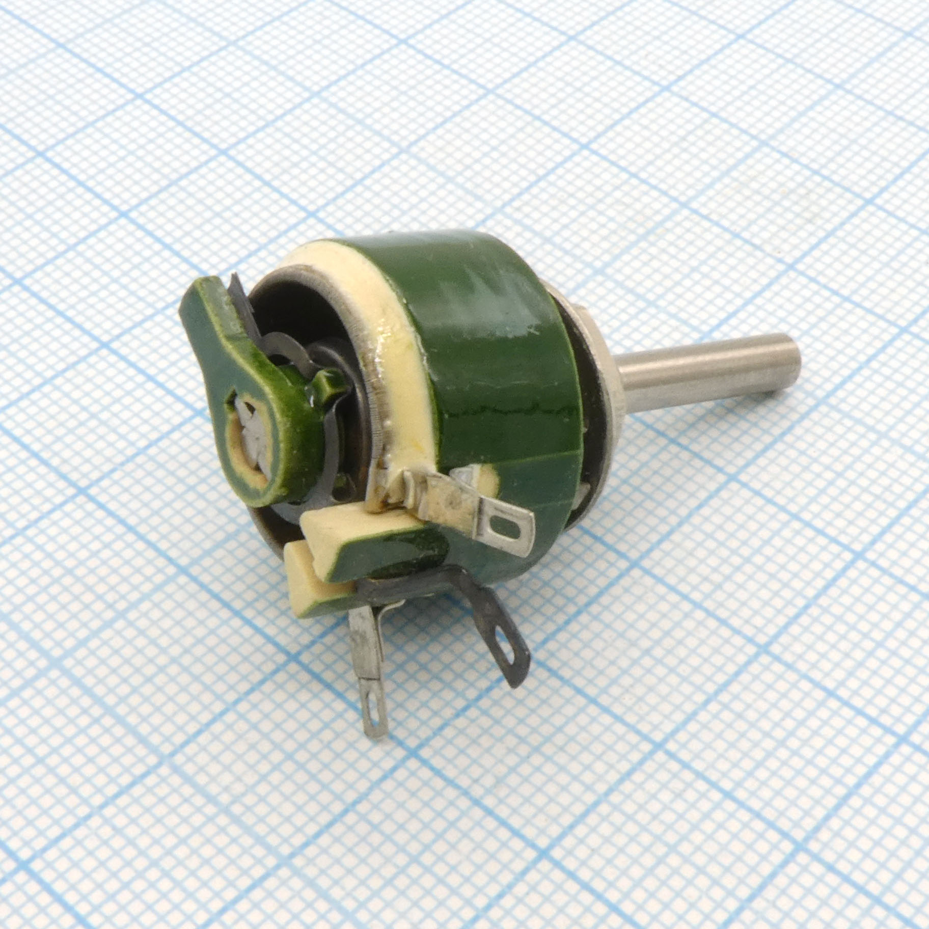 ППБ-2А     100 ±5% - Резистор переменный проволочный 100Ом ±5% 2Вт