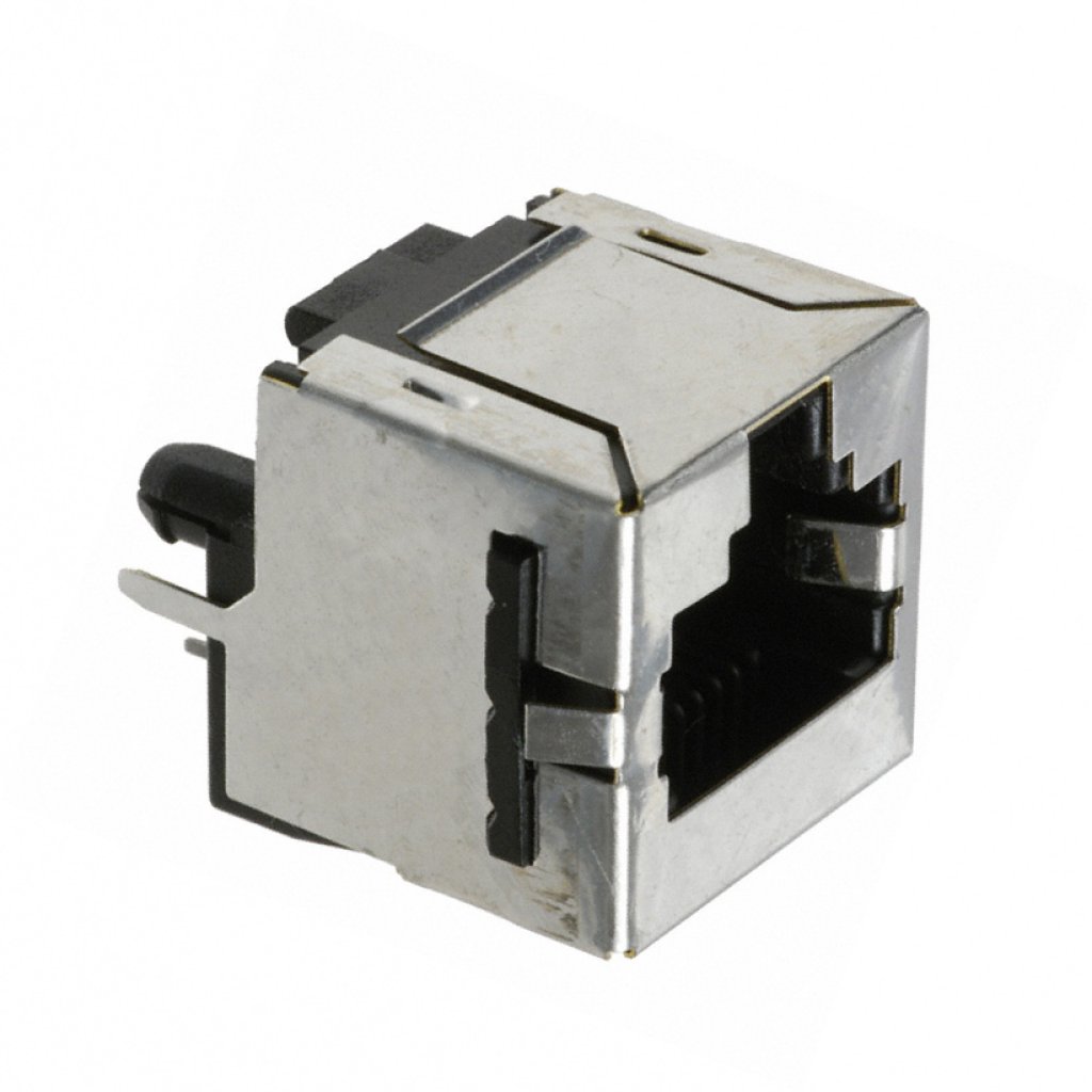 5557969-1 - Модульный разъем, Cat3, RJ45, Гнездо, 8 контакт(-ов), 8 вывод(-ов), 1 порт(-ов)