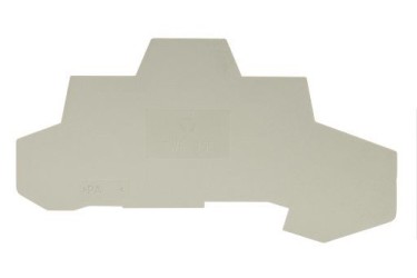 Пластина разд. TWF 1,5 E - Разделительная пластина, для клемм WKF 1,5 E...,  цвет: серый