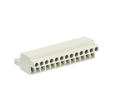 Розетка Wiecon 8213 B / 13 TOP OB - Розеточный разъем, на кабель, прямой, шаг 5,08 мм, 13 полюсов, номинальное сечение: 2,5 мм кв., винтовая фиксация провода, 400V, 12А, без маркировки, цвет: серый, серия 8213 B TOP / F