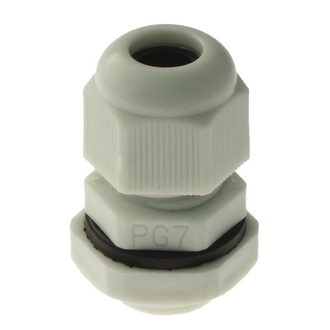 PG 7 (IP 54) серый - Кабельный ввод PG 7 (IP 54) Серый, полиамид