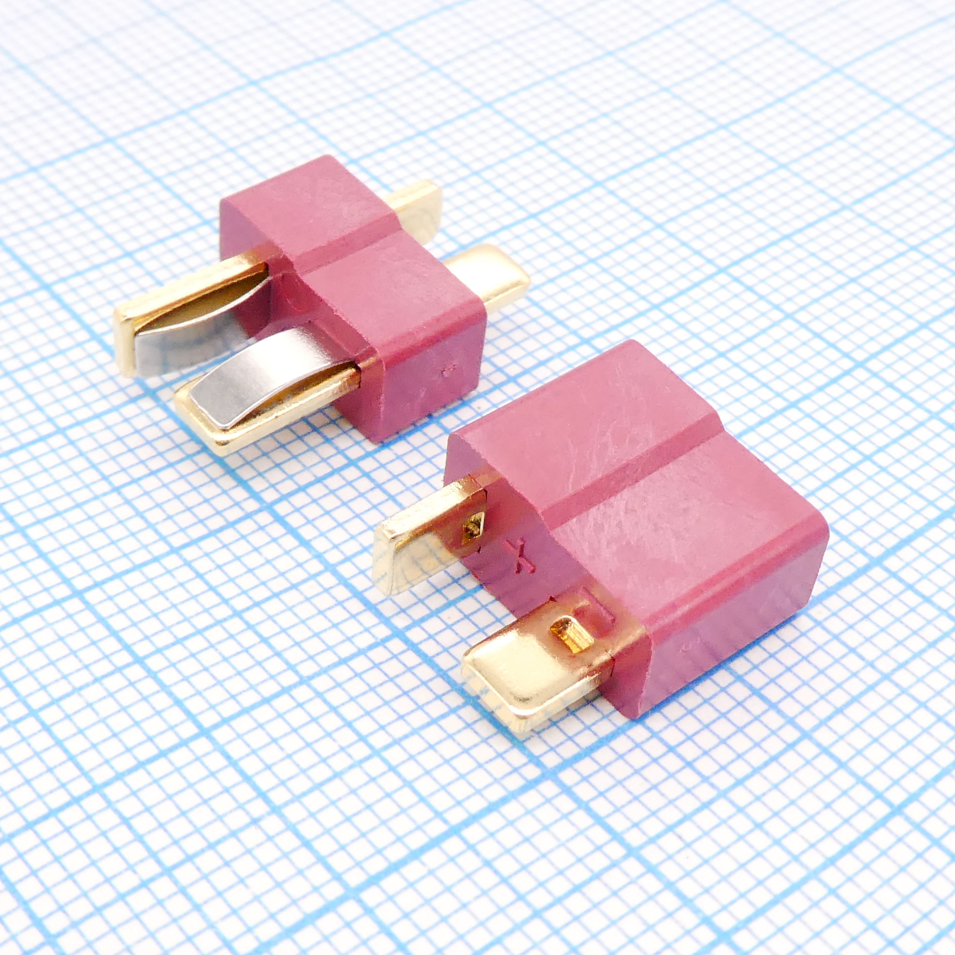 AM1015-MR (F+M) - Разъём высокой мощности, вилка + розетка, 12 AWG, Iмах=50А, защита от переполюсовки, корпус - нейлон, латунь с покрытием, -20°C~+105°C