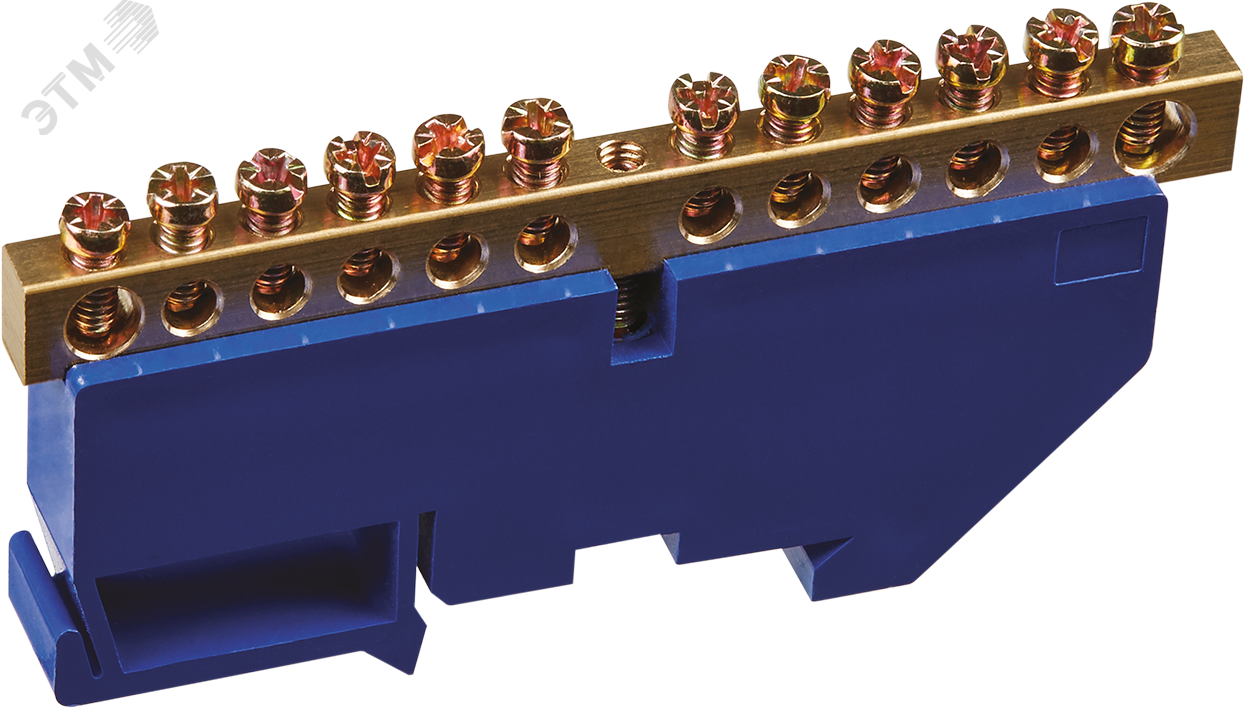 Шина нулевая на DIN-изол NBB-M69-12D/B 17291