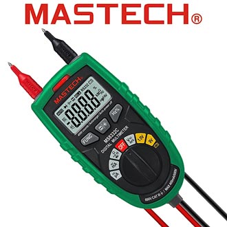 MS8332C - Мультиметр цифровой компактный автомат, встроенные щупы