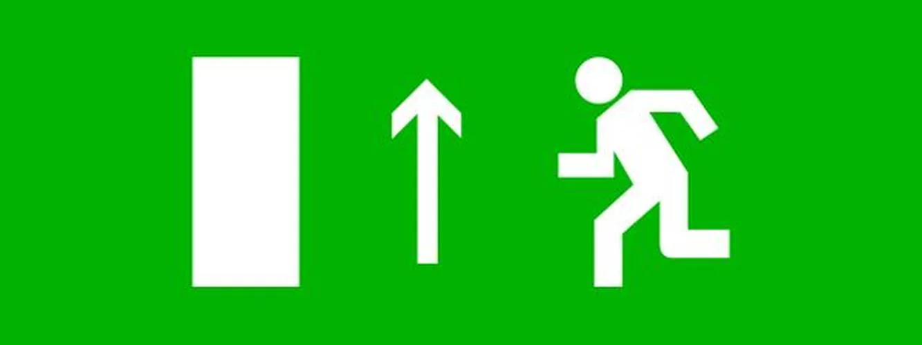 "Пиктограмма ""Направление прямо"" 320х120мм (для EXIT, SAFEWAY-40) EKF"