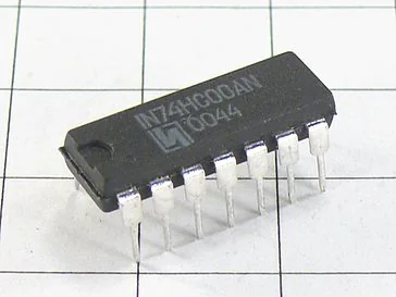 Микросхема IN74HC00AN