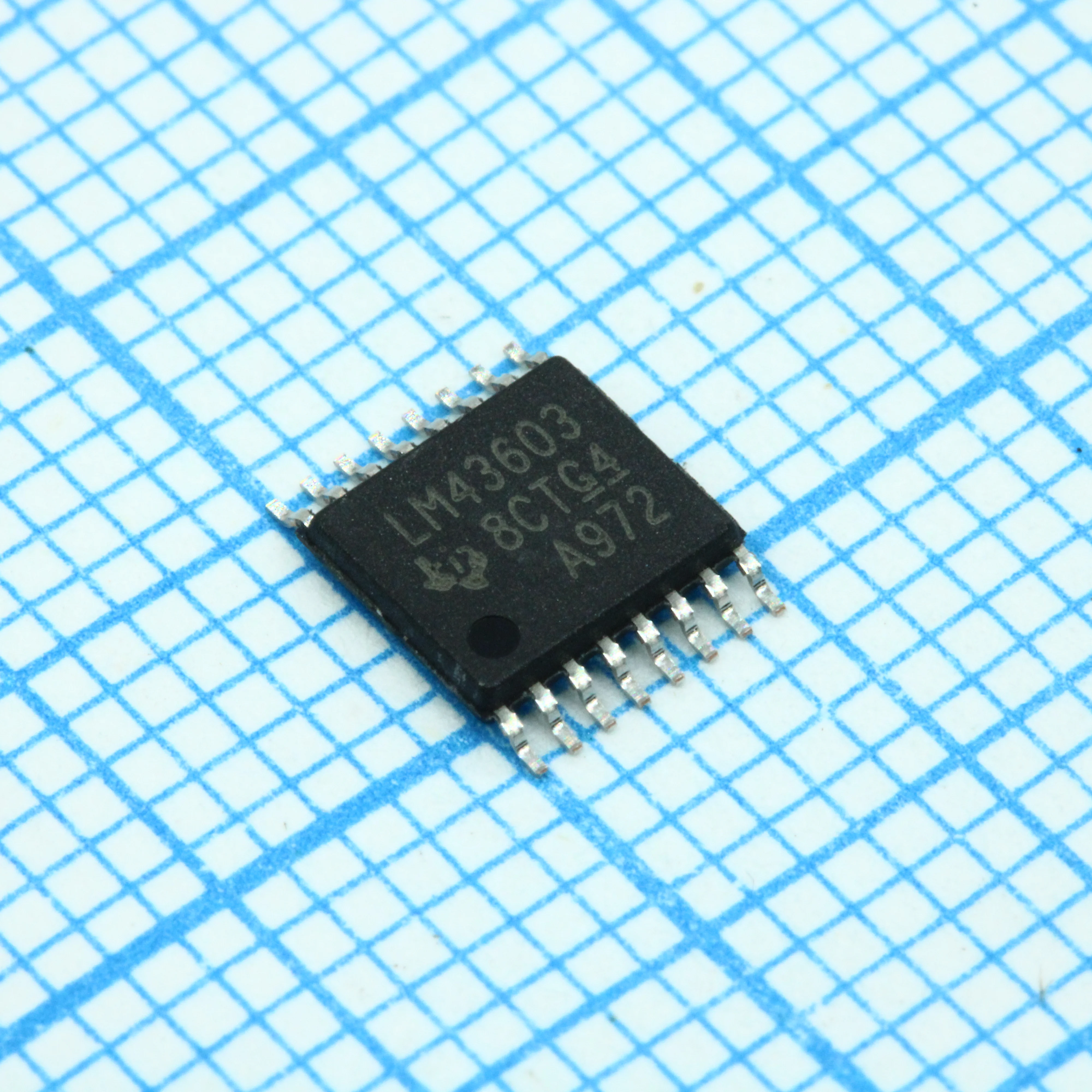 LM43603PWPR - Преобразователь постоянного тока понижающий синхронный  подстраиваемый 3А