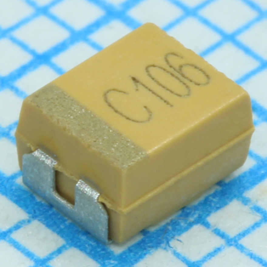 CA45-B010K107T - Конденсатор танталовый 100мкФ ±10% 10В типоразмер B