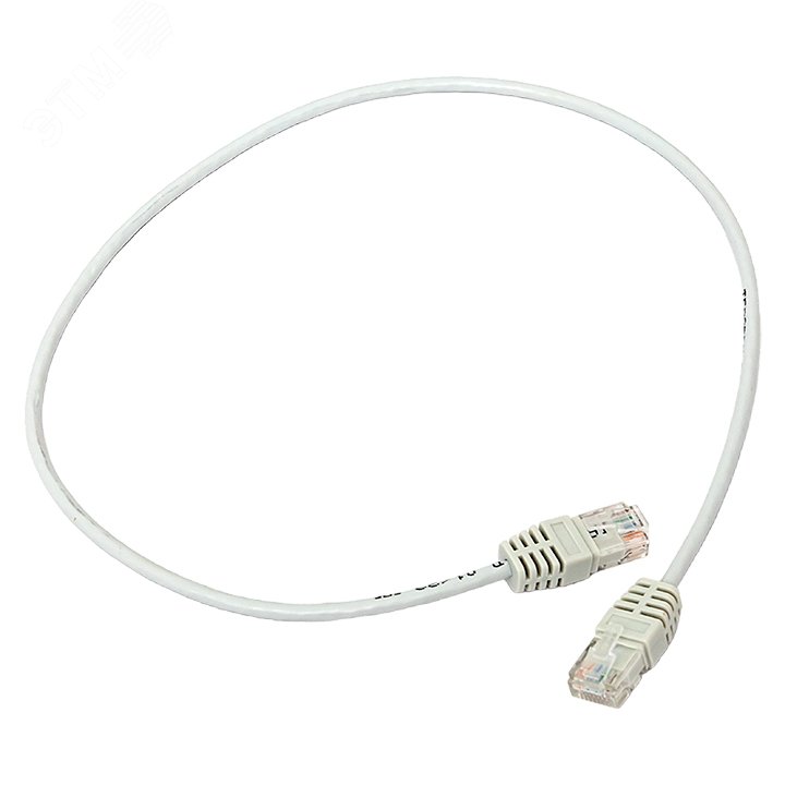 Патч-корд кат.5E UTP неэкранир. PVC 1Гбит/с 0.5м сер. TERACOM TRC-5EUTP-PVC-05M-GY