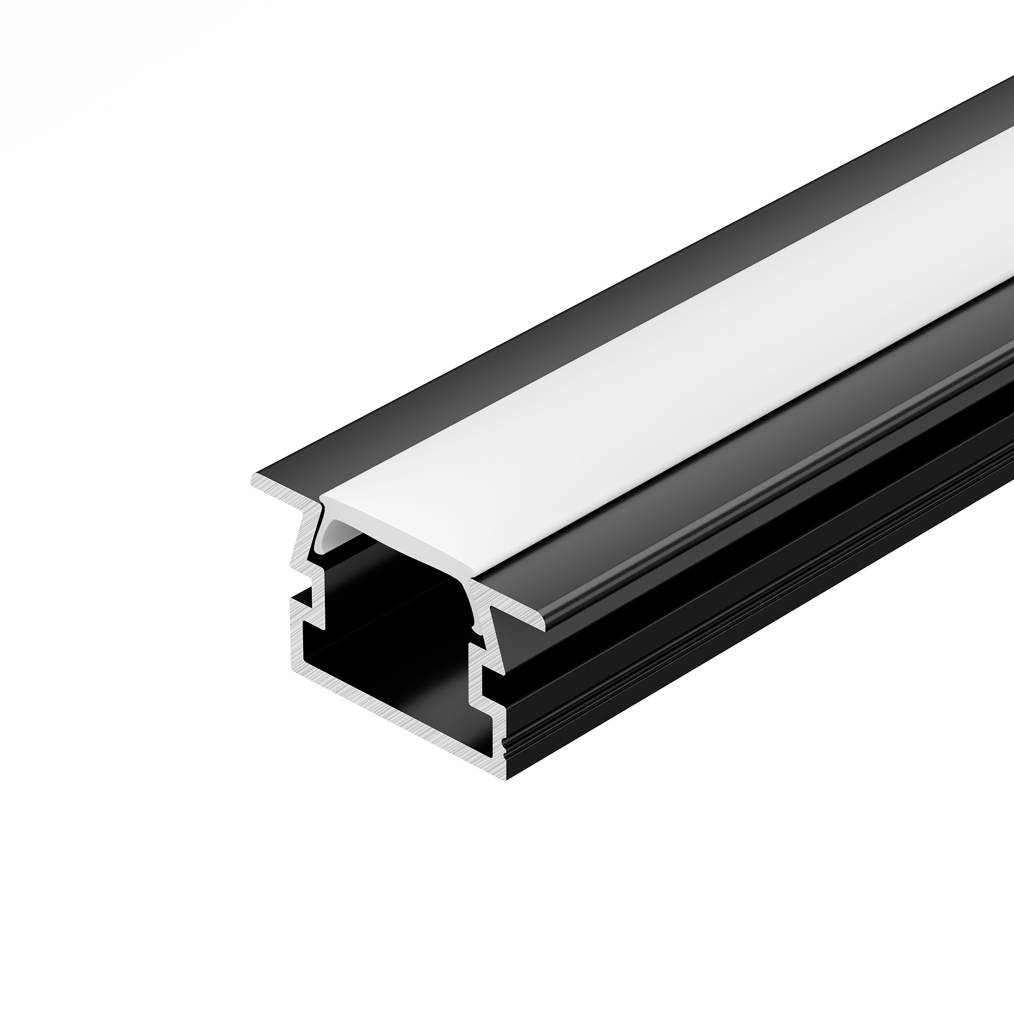 Профиль PDS-FS-2000 ANOD BLACK 040734 - Алюминиевый анодированный профиль с фланцем, для светодиодных лент и линеек. Анодированный в чёрный цвет. Габаритные размеры (LхWхH): 2000x22,2x12 мм. Ширина площадки для ленты 14 мм. Экраны, заглушки и другие аксес