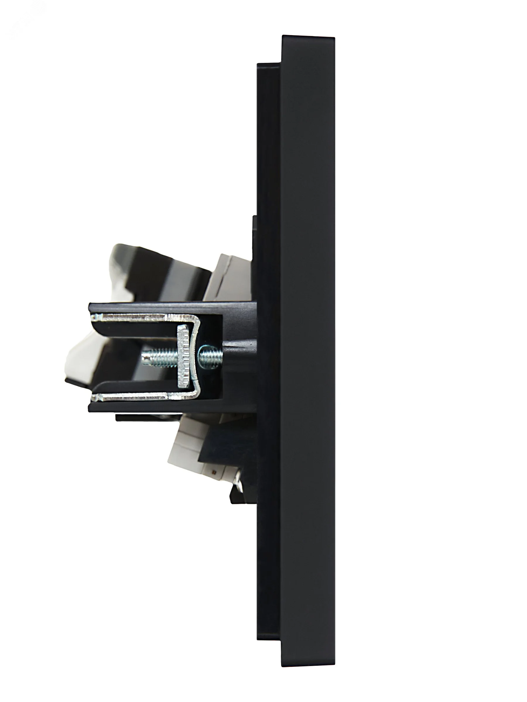 FORTE&PIANO Розетка двойная RJ11+RJ45 кат.5E FP135 черный IEK FP-KT20-O-1-K02