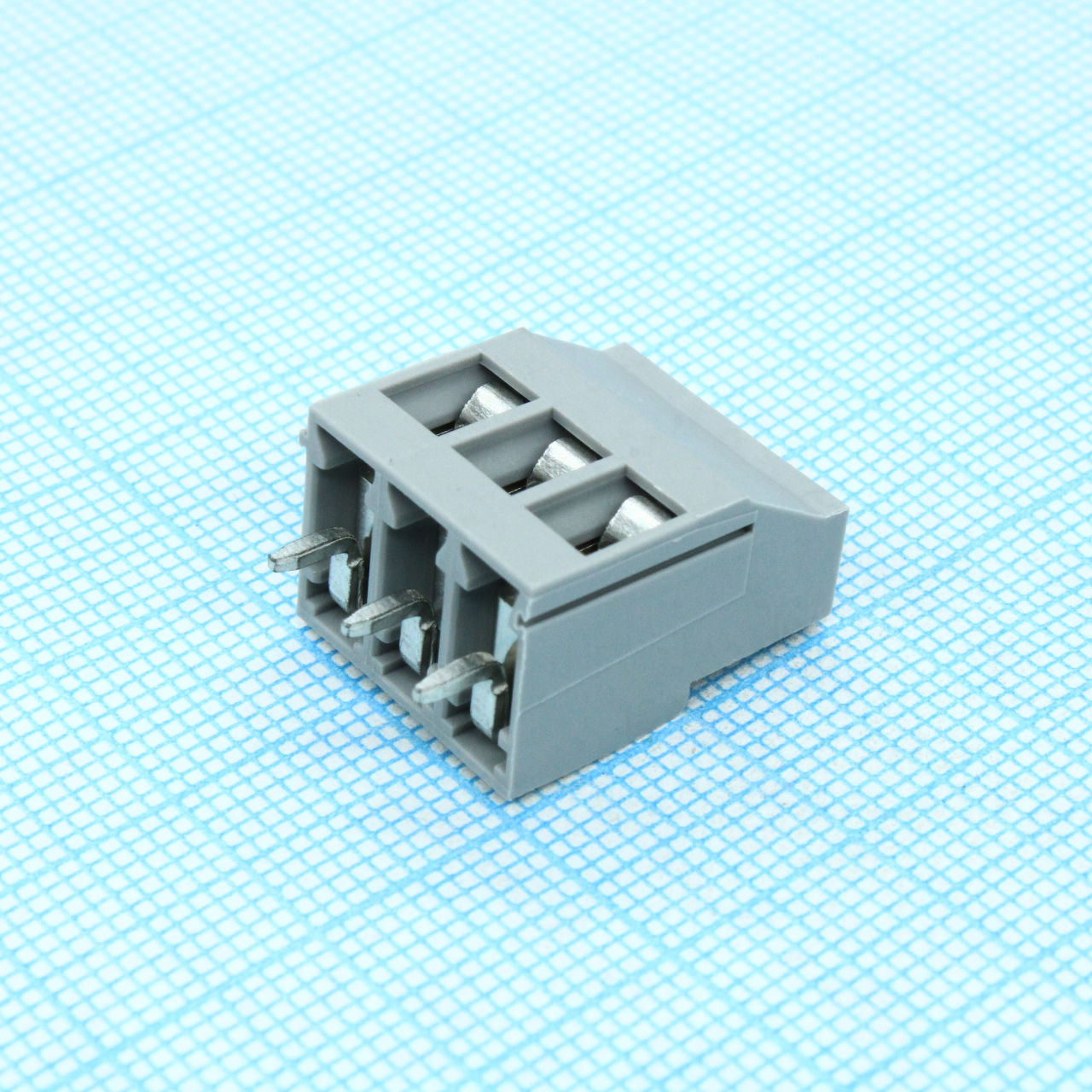 BC-500X18- 3 GY - Клеммы для печатной платы, номинальный ток: 24 A, расчетное напряжение (III/2): 400 В, номинальное сечение: 2,5 мм?, размер шага: 5 мм, полюсов: 3, тип подключения: Винтовой зажим с натяжной гильзой