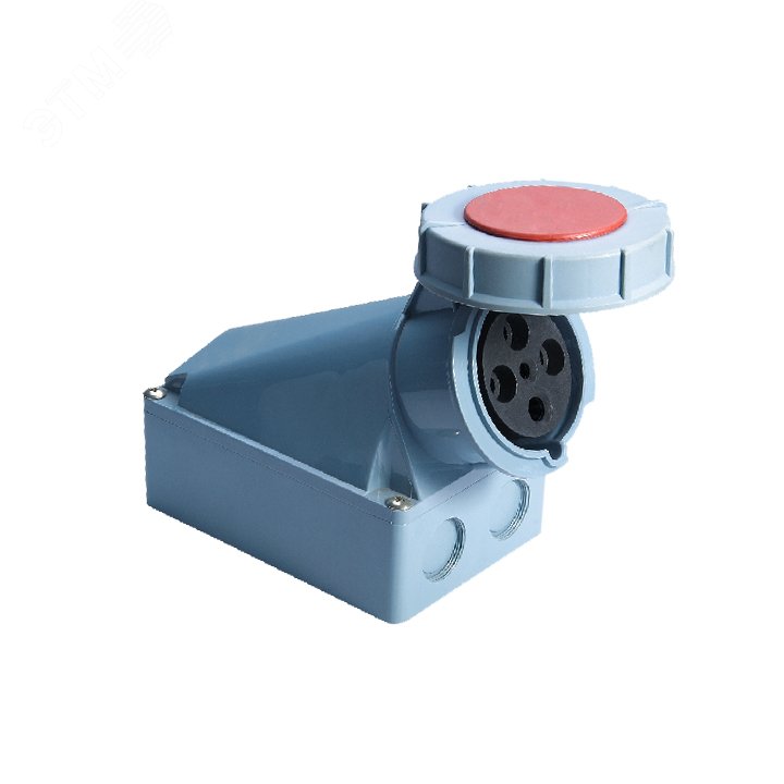 Розетка стационарная наружная 1342 3Р+РЕ 63А 380В IP67 PROxima ps-1342-63-380