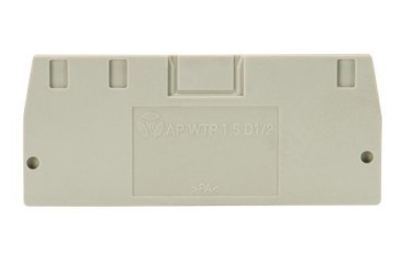 Крышка бок.AP WTP 1,5 D1/2 - Крышка боковая, для клемм WTP 1,5 D1/2..., цвет: серый