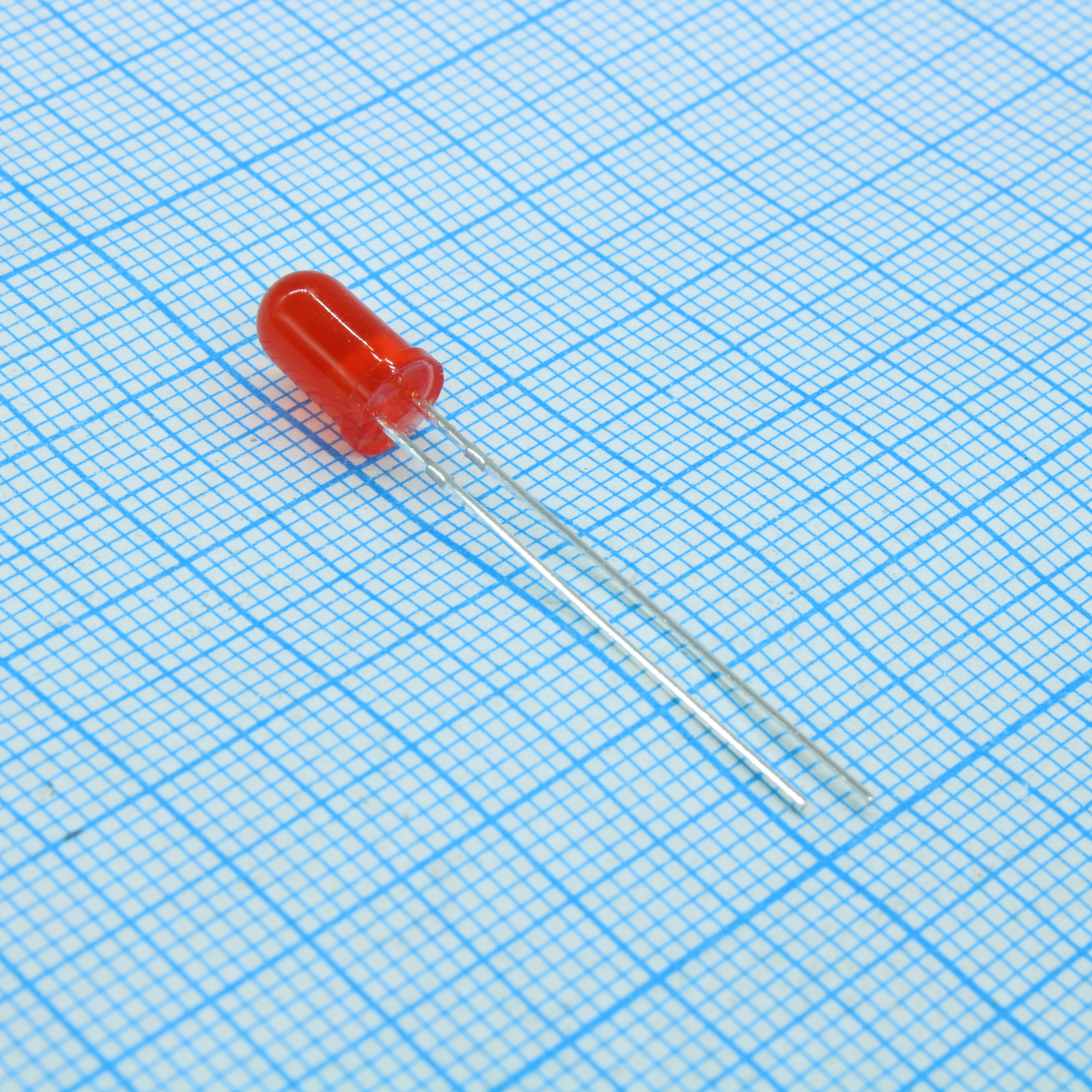 GNL-5013HD - Светодиод красный 60° d=5мм 5мКд 700нМ (Red)