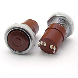 К1-2 Ф20 КРАСНЫЙ (АНАЛОГ) - Кнопочный переключатель К1-2, диаметр 20, красный (аналог)