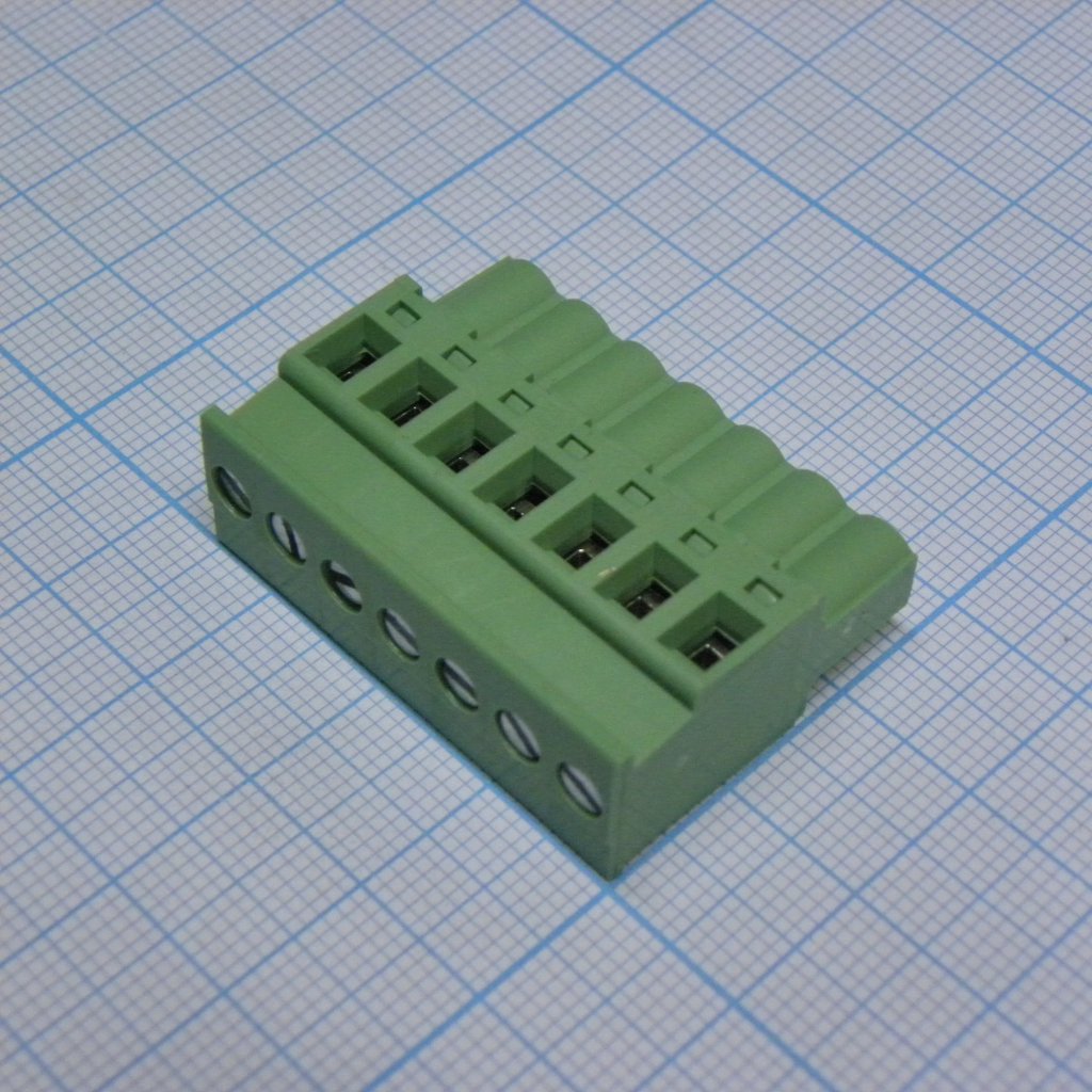 2EDGKB-5.08-07P-14-00A(H) - Разъемный клеммный блок, 7 контактов. Серия 2EDGKB-5.08