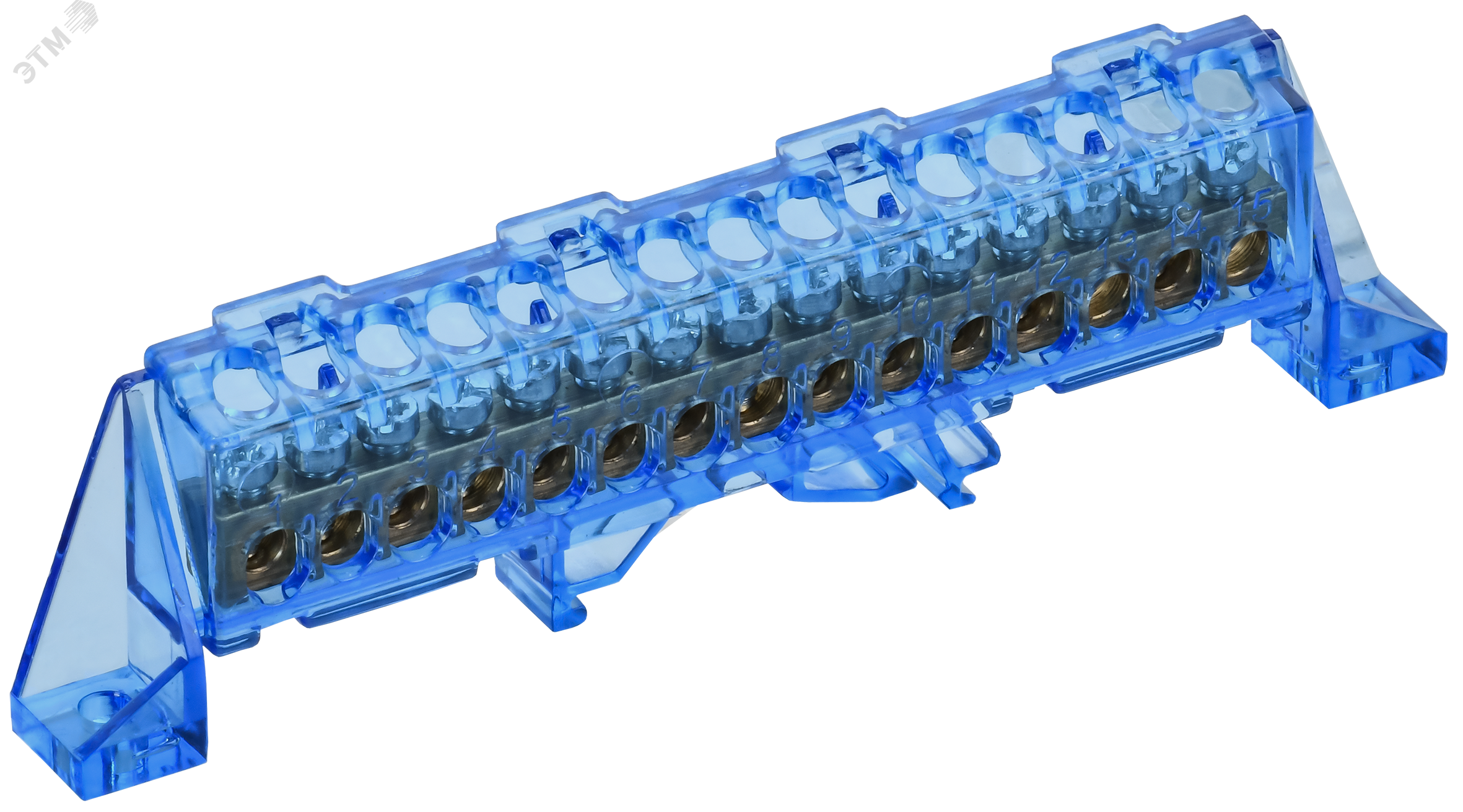 TEKFOR Шина N ноль в комбинированном DIN-изоляторе Стойка 6х9-15-С IEK TF-NN10-15-DP-K07