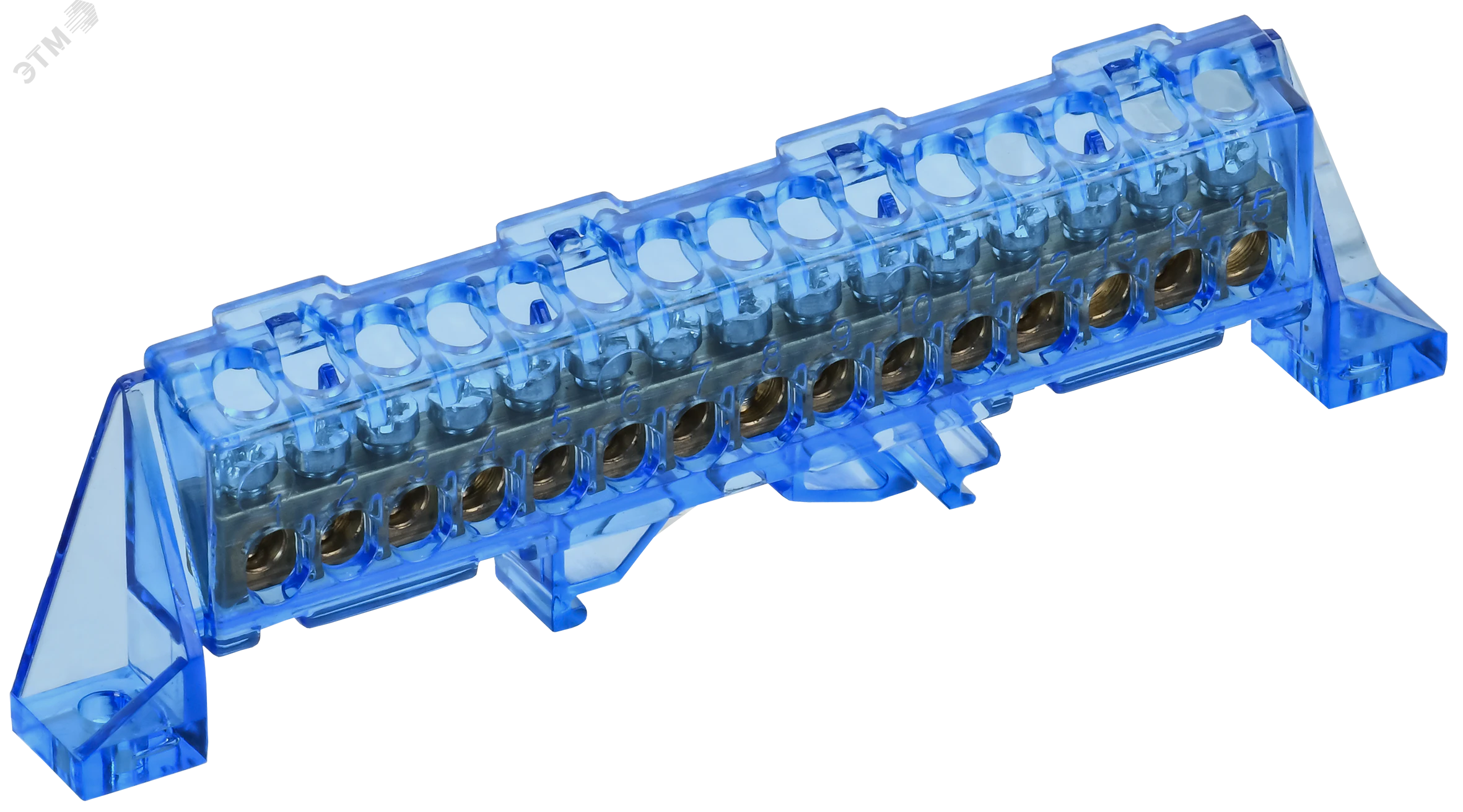 TEKFOR Шина N ноль в комбинированном DIN-изоляторе Стойка 6х9-15-С IEK TF-NN10-15-DP-K07