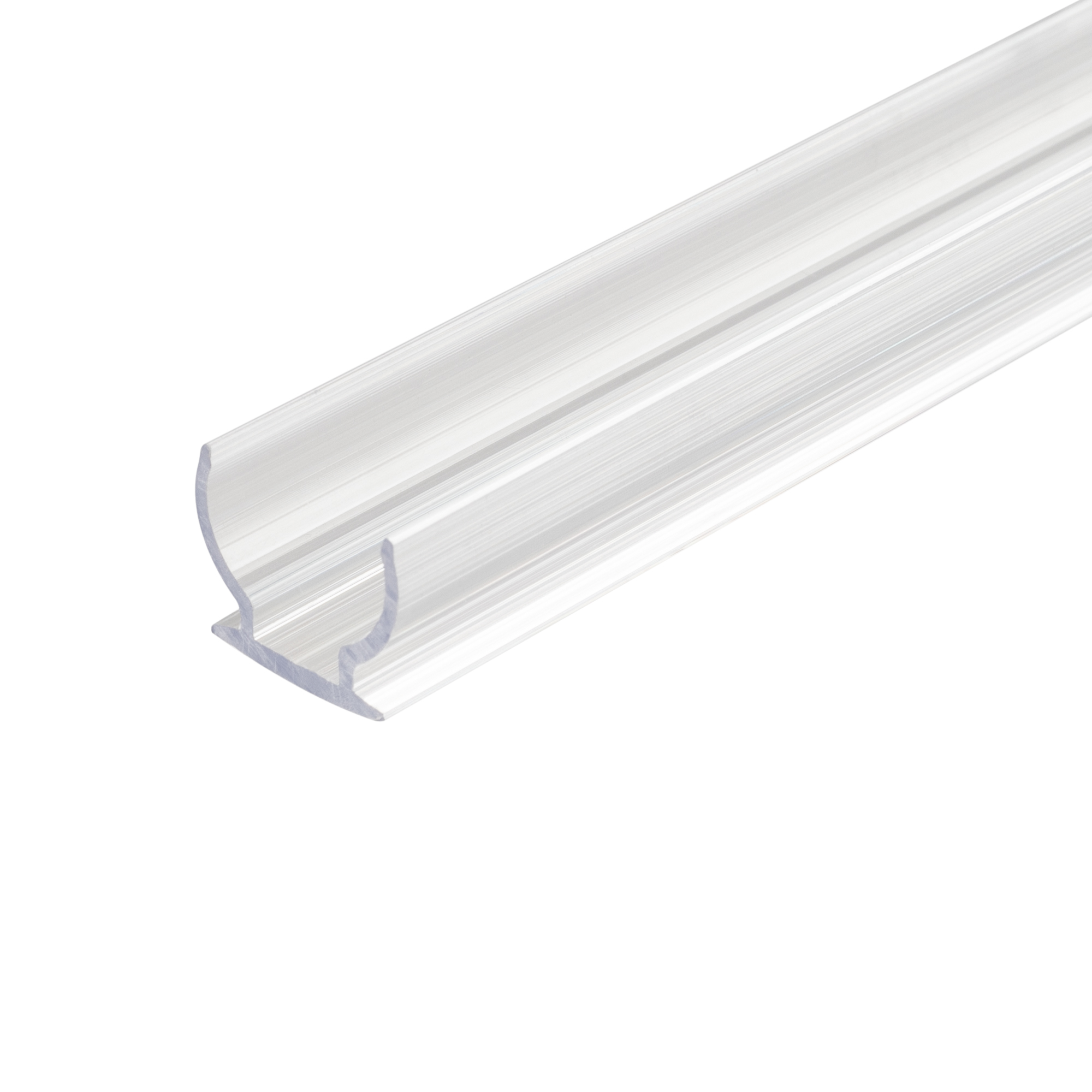 Профиль ARL-MOONLIGHT-R18-1000-TU CLEAR 031460 - Профиль из поликарбоната для круглого гибкого неона MOONLIGHT диаметром 30 мм. Габариты: 1000х31.7х35 мм. Длина 1 метр. Цена за 1 шт.