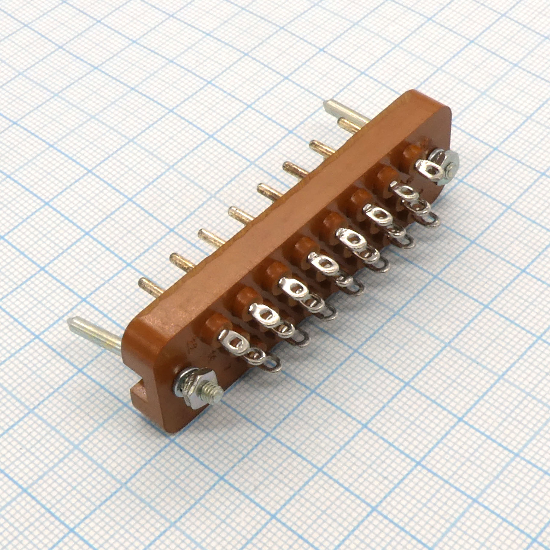 РП10-22 Л вилка - Соединитель  низкочастотный, прямоугольный, внутреннего монтажа