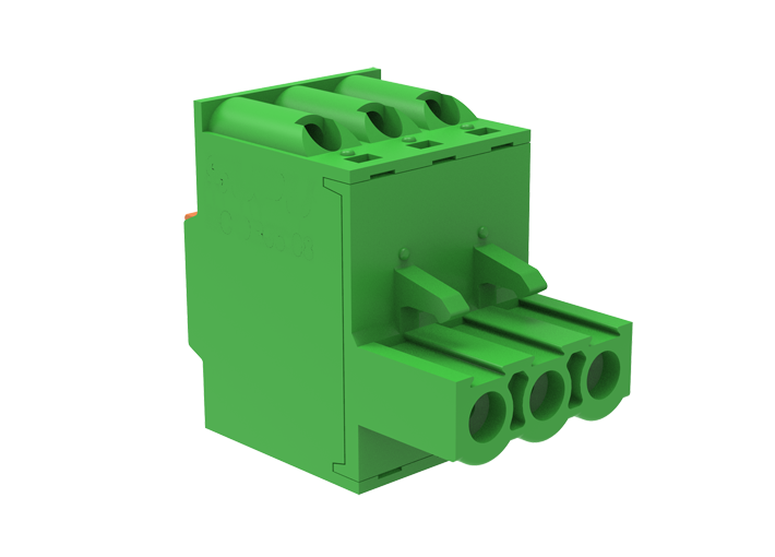 Розеточный разъем на кабель MC-DRJ5.08H08P-0001 - Розеточный разъем, прямой, 2 этажа, на кабель, шаг: 5.08 мм, 4x2 полюса, фиксация провода Push-In исполнение: стандартное, 320V, 12A, цвет: зеленый