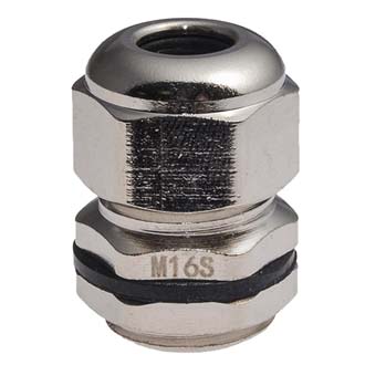 MBA16S-08 - Кабельный ввод ZTM-ELECTRO MBA16S-08, никелированная латунь