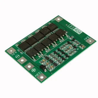 EM-827 - Плата защиты Li-Ion батареи (3S 40 A) с балансировкой и функцией восстановления, тип АКБ 18650; 26650; Li-Po