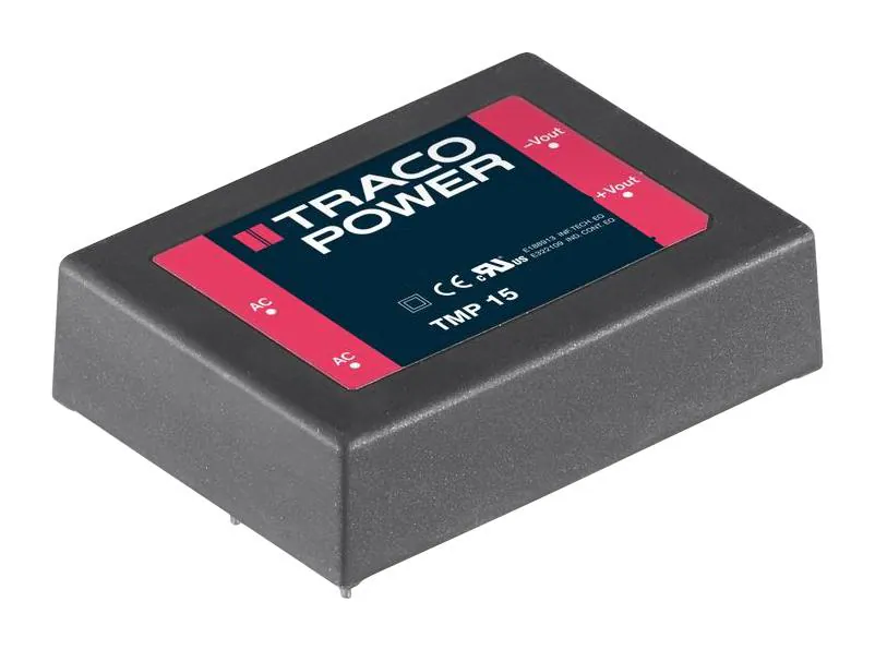 TMP 15252 - Преобразователь AC/DC сдвоенный выход 5В/12В 1.5A/0.625A 15Вт 7-выводов