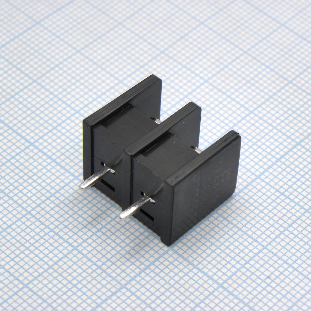 DG35C-B-02P-13-00A(H) - Барьерный клеммный блок 2 контакта. Серия DG35C-B