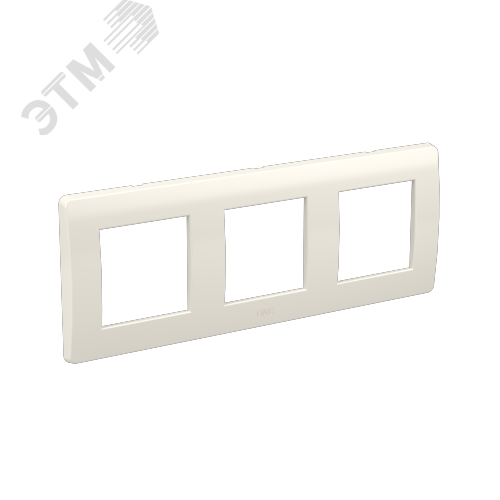 Рамка на 2+2+2 модуля (трехместная), белая, RAL9010 75013W