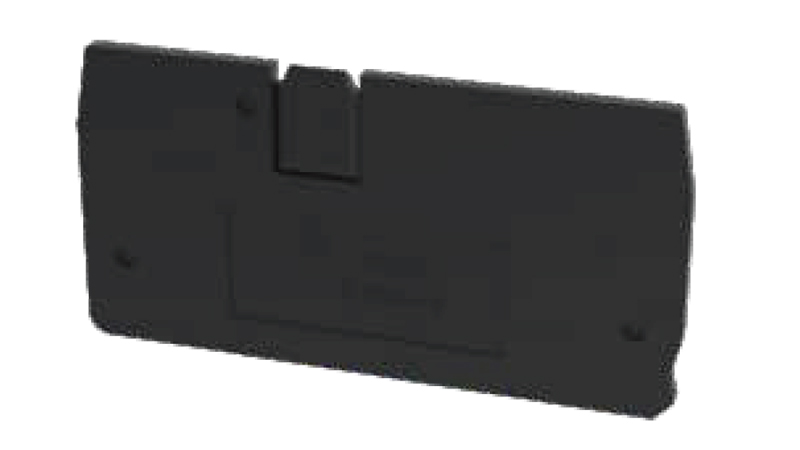 Торцевая крышка D-DS4-HE-01P-11 - Торцевая крышка, для клемм DS4-HE..., цвет: серый