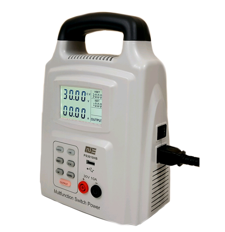 PS3010HB - Источник питания регулируемый, автомобильное зарядное устройство 0-30В  до 10A