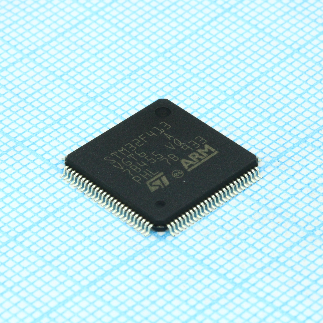 STM32F413VGT6 - Микроконтроллер STM 32-бит ядро ARM Cortex M4 RISC 1МБ Флэш-память 3.3В 100-Pin LQFP лоток