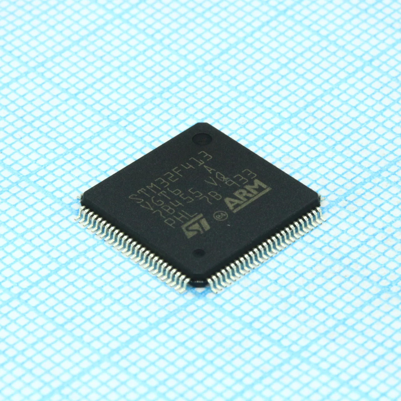 STM32F413VGT6 - Микроконтроллер STM 32-бит ядро ARM Cortex M4 RISC 1МБ Флэш-память 3.3В 100-Pin LQFP лоток
