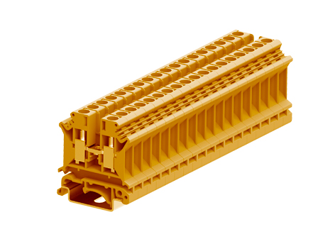 Проходная клемма 306994 - Проходная клемма, SUK6, тип фиксации провода: винтовой, номинальное сечение: 6 мм кв., 32A, 800V, ширина: 8,1 мм, цвет: оранжевый, тип монтажа: DIN 35