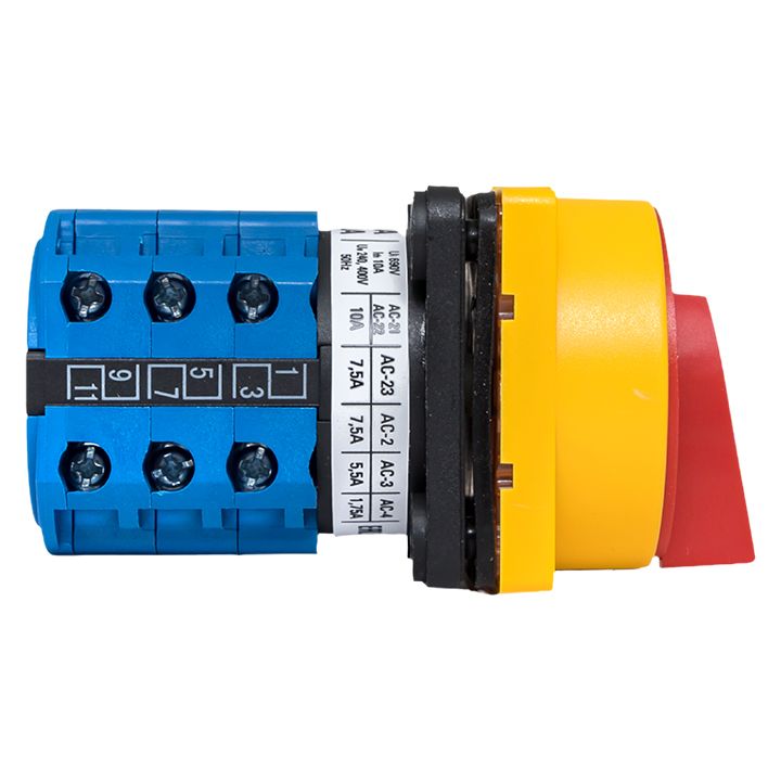 Переключатель кулачковый ПК-1-23 10А 3P "1-0-2" с блокировкой IP65 PROxima pk-1-23-10-a65