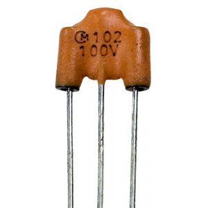 DSS6NC52A102Q55B - EMI фильтр индуктивно-емкостной 6A 100VDC 1000pF выводной