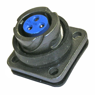 FQ14-3PIN ZK - Блочная розетка, 3 контакта