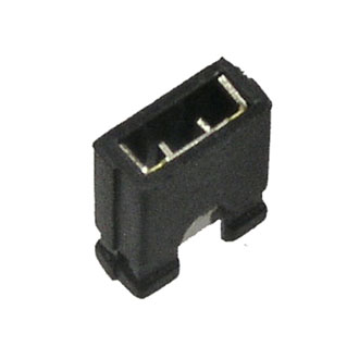 MJ-0-B 2.54 MM - Гнездо для плат 2.54 мм MJ-0-B 2.54 мм, 2 контакта