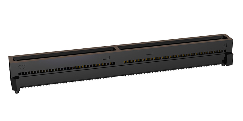 408-52140-100-11 - Разъем Card Edge 140 контактов, поверхностный монтаж на плату