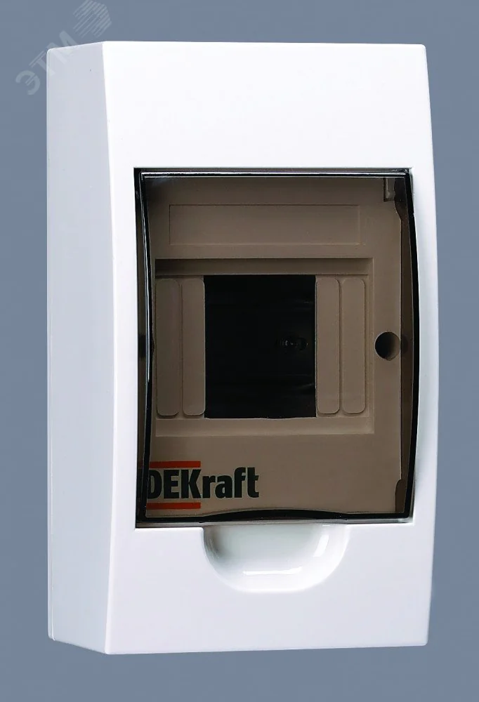 Корпус навесной ЩРН-П-4 20х11х9 4мод.IP41 пластик. 31008DEK