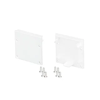 Заглушка SL-LINE-3535 WHITE 037552 - Пара белых заглушек для профиля SL-LINE-3535 WHITE. В комплекте 2 заглушки, 8 шурупов. Цена за 1 комплект.