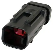 776428-1 - Корпус разъема вилка 2 контакт(-ов) 4.5мм прямой монтаж на кабель красный автомобильного применения