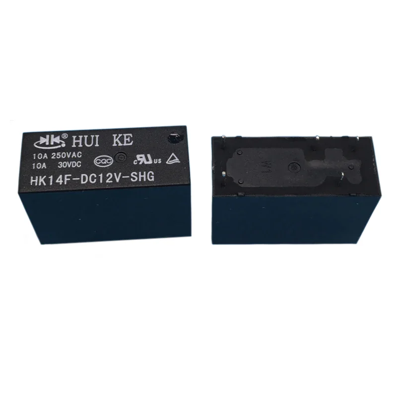 HK14F-DC12V-SHG - Реле силовое, 10А одна контактная группа на переключение катушка 12В